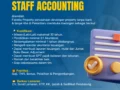 Lowongan Kerja Staff Accounting Perusahaan Property Pekanbaru
