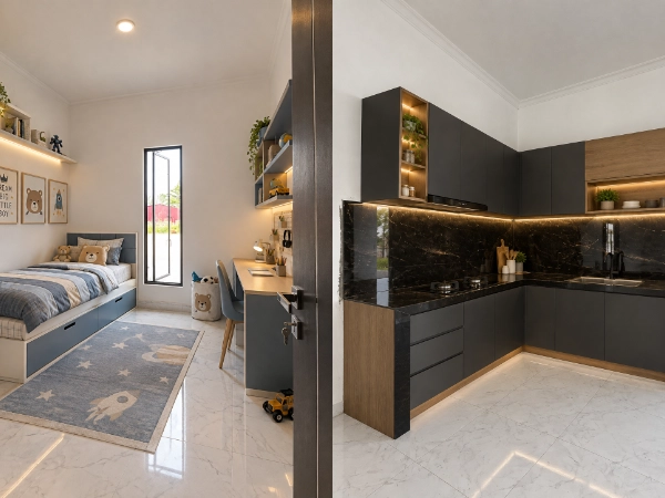 Type Granada 75 m² Hunian Syar’i Al Hijrah Cluster Andalusia Pekanbaru